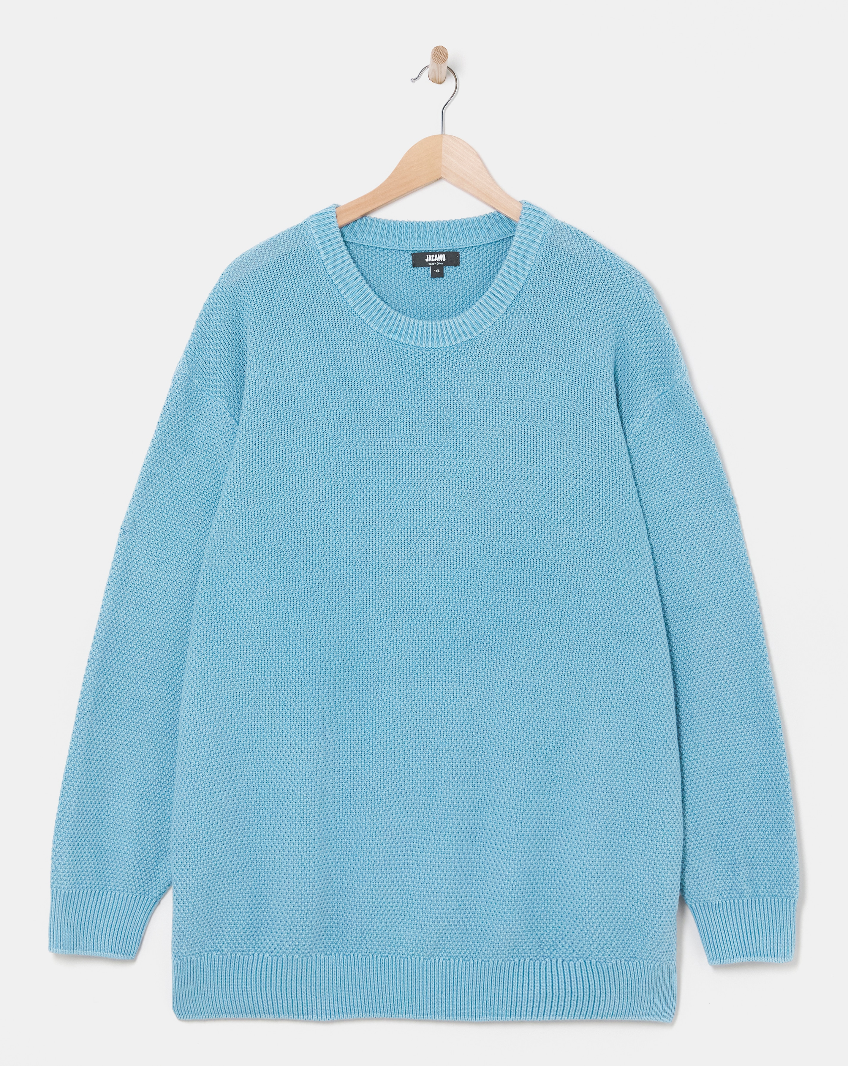 Pigment Dyed Slouch Knitted Jumper
