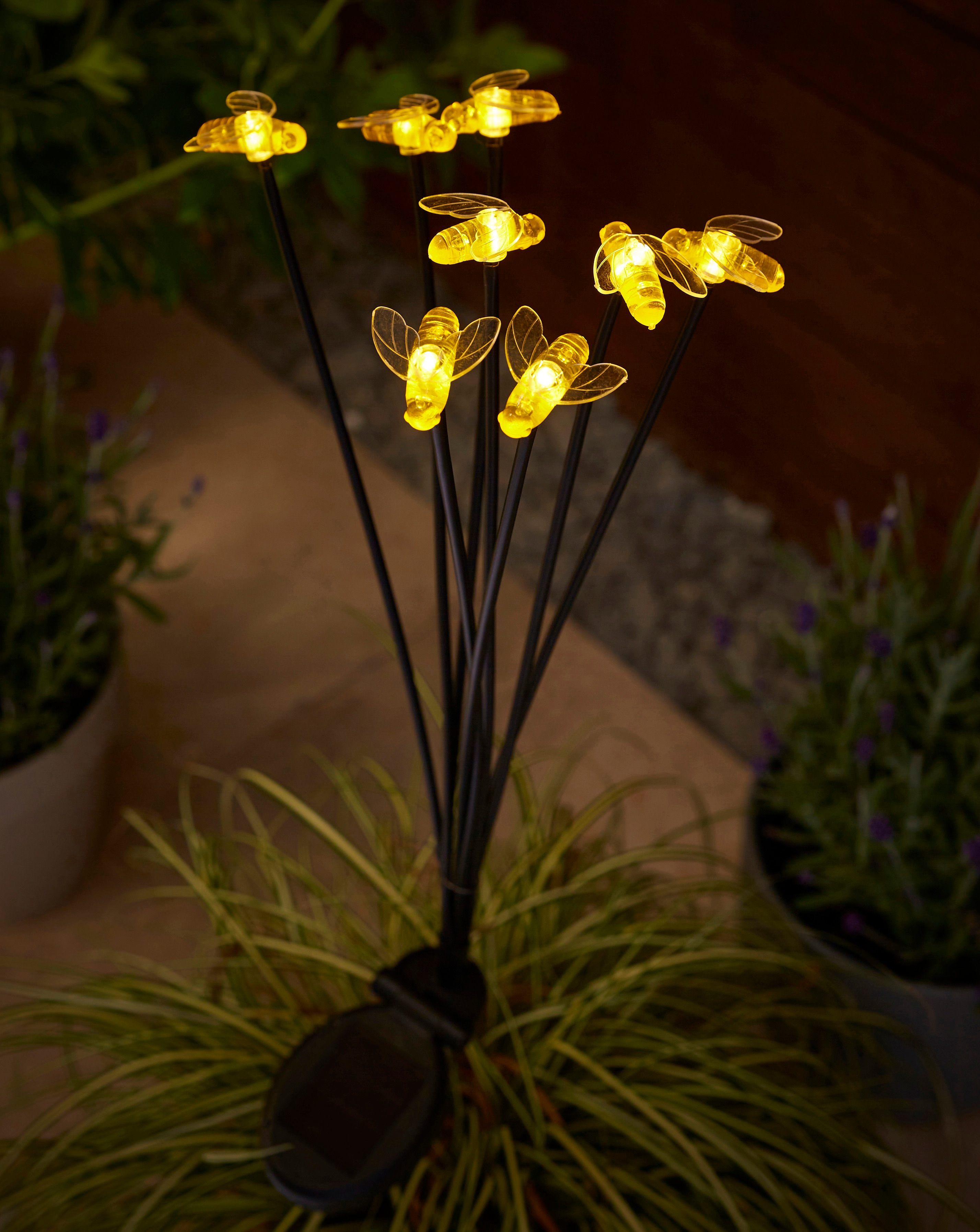 8-Stem Bee Stake Light