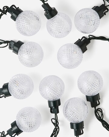 Crackle Ball Mains Powered Colour Changing Stake Lights Set of 10