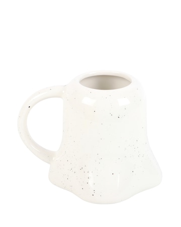 Ghost Shaped Mug with Pumpkin
