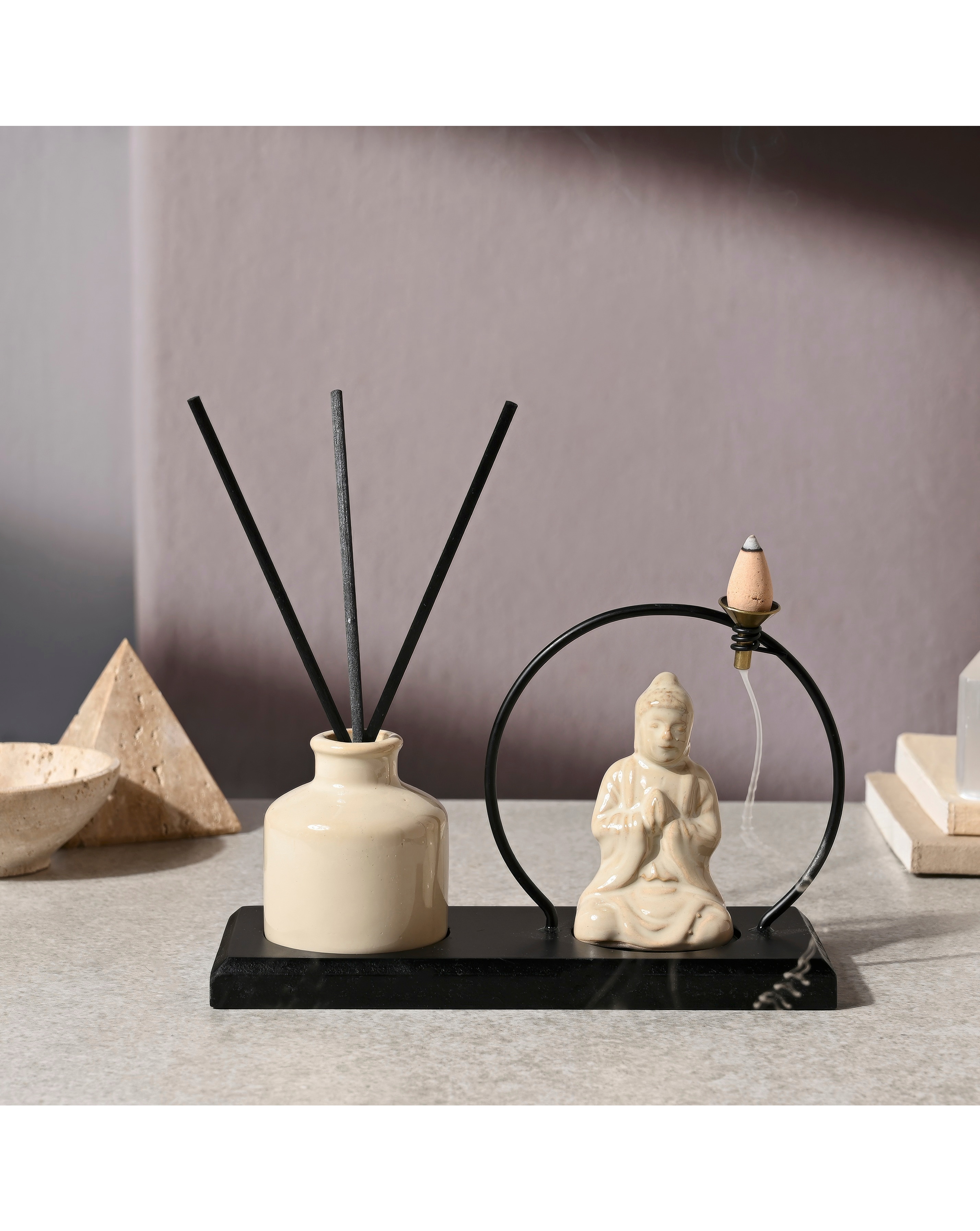 New In - Buddha Incense & Diffuser Holder