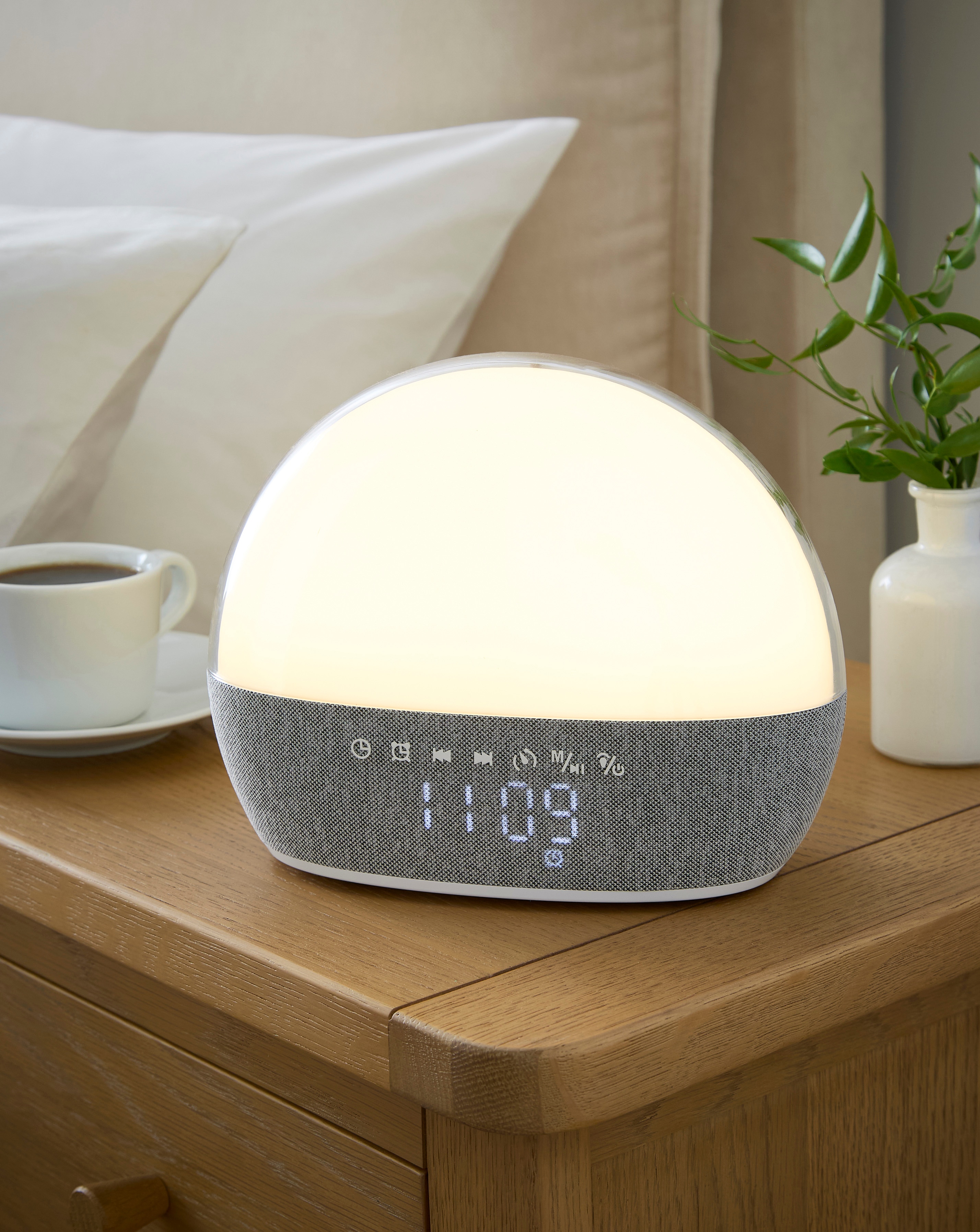 New In - White Noise Colour Change Alarm Clock