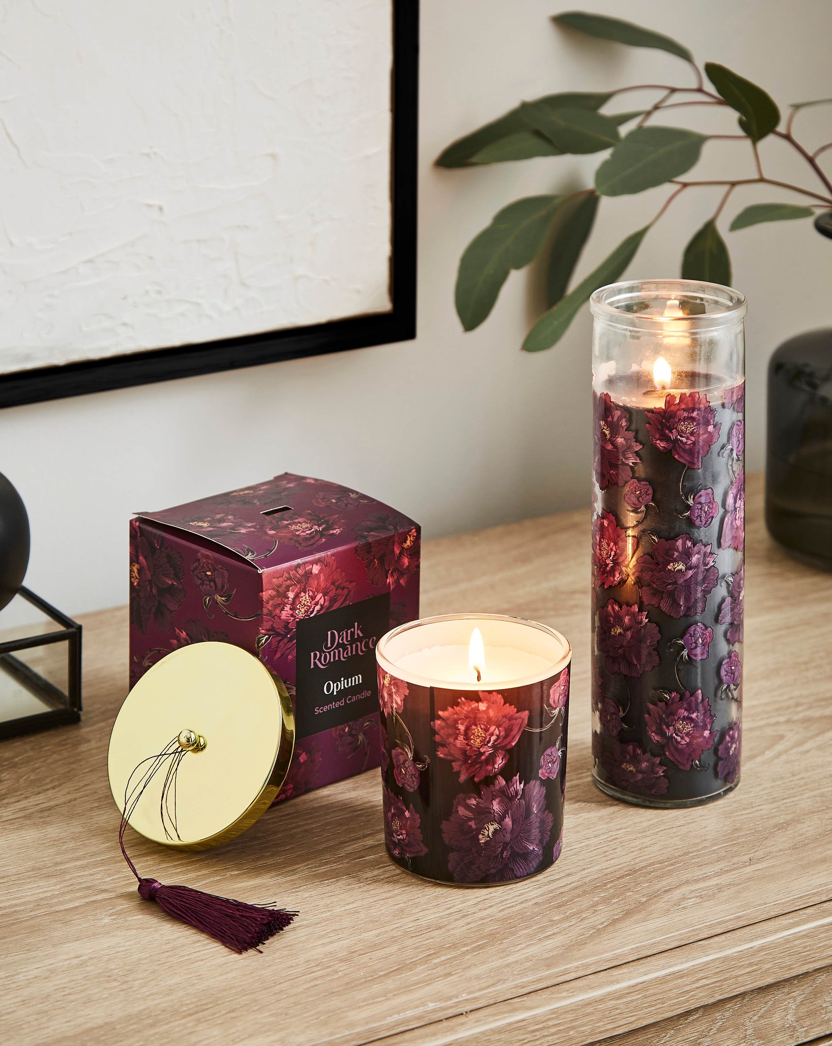 Dark Romance Opium Candle Set