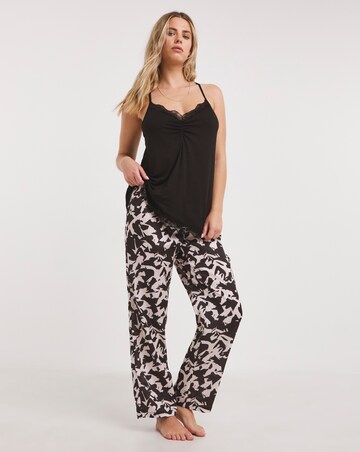 Luna Built-In Support Lace Pyjama Set