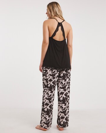 Luna Built-In Support Lace Pyjama Set