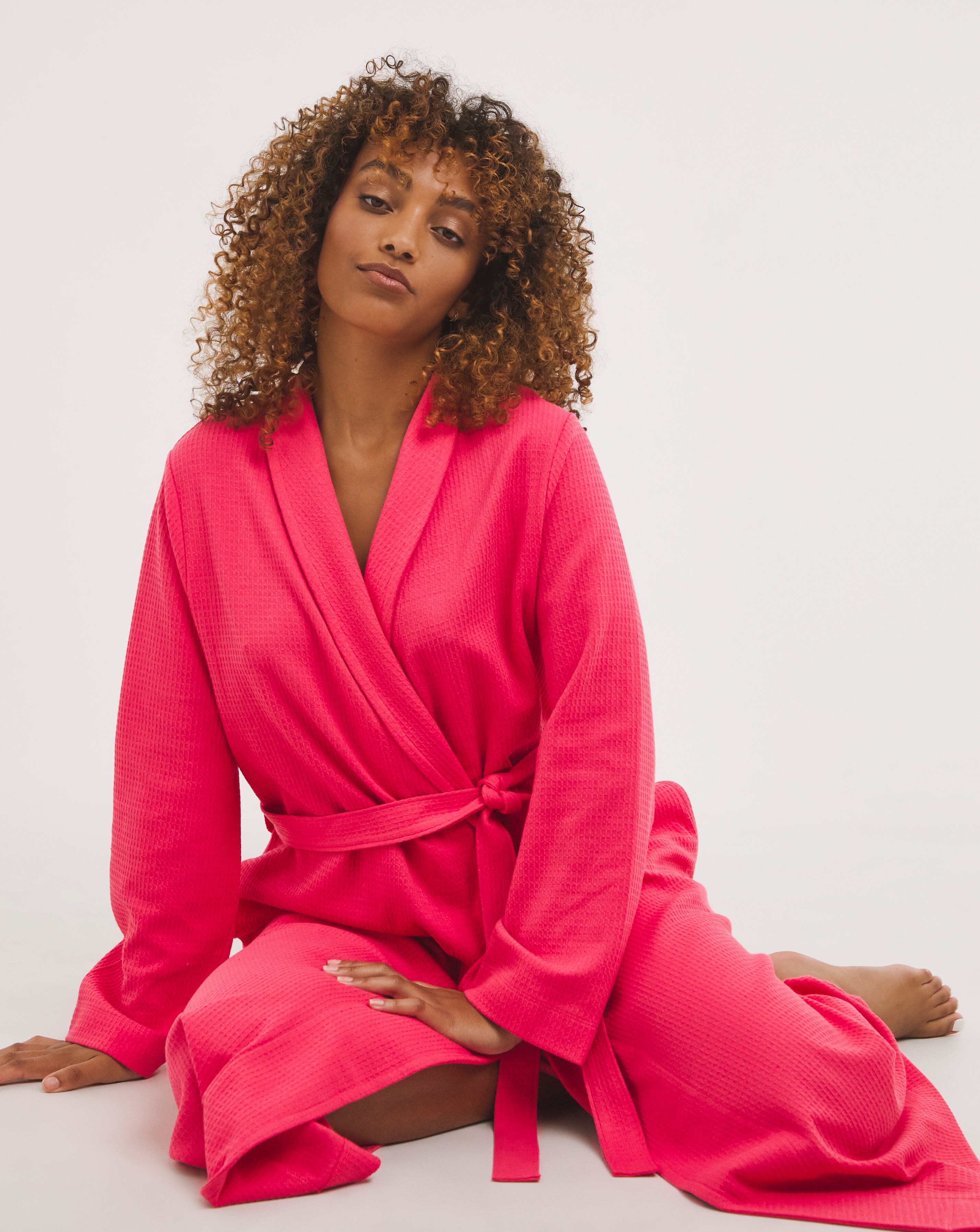 cheap waffle dressing gown