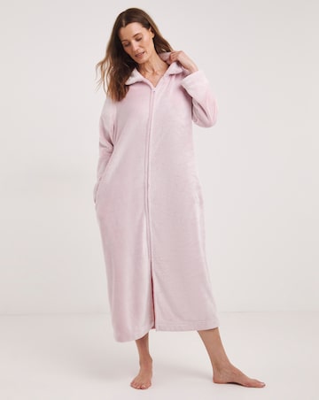 Pretty Secrets Zip Cosy Dressing Gown
