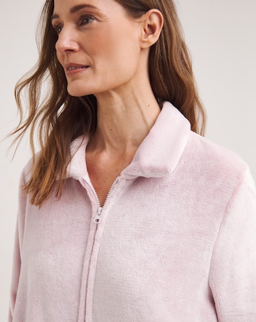 Pretty Secrets Zip Cosy Dressing Gown