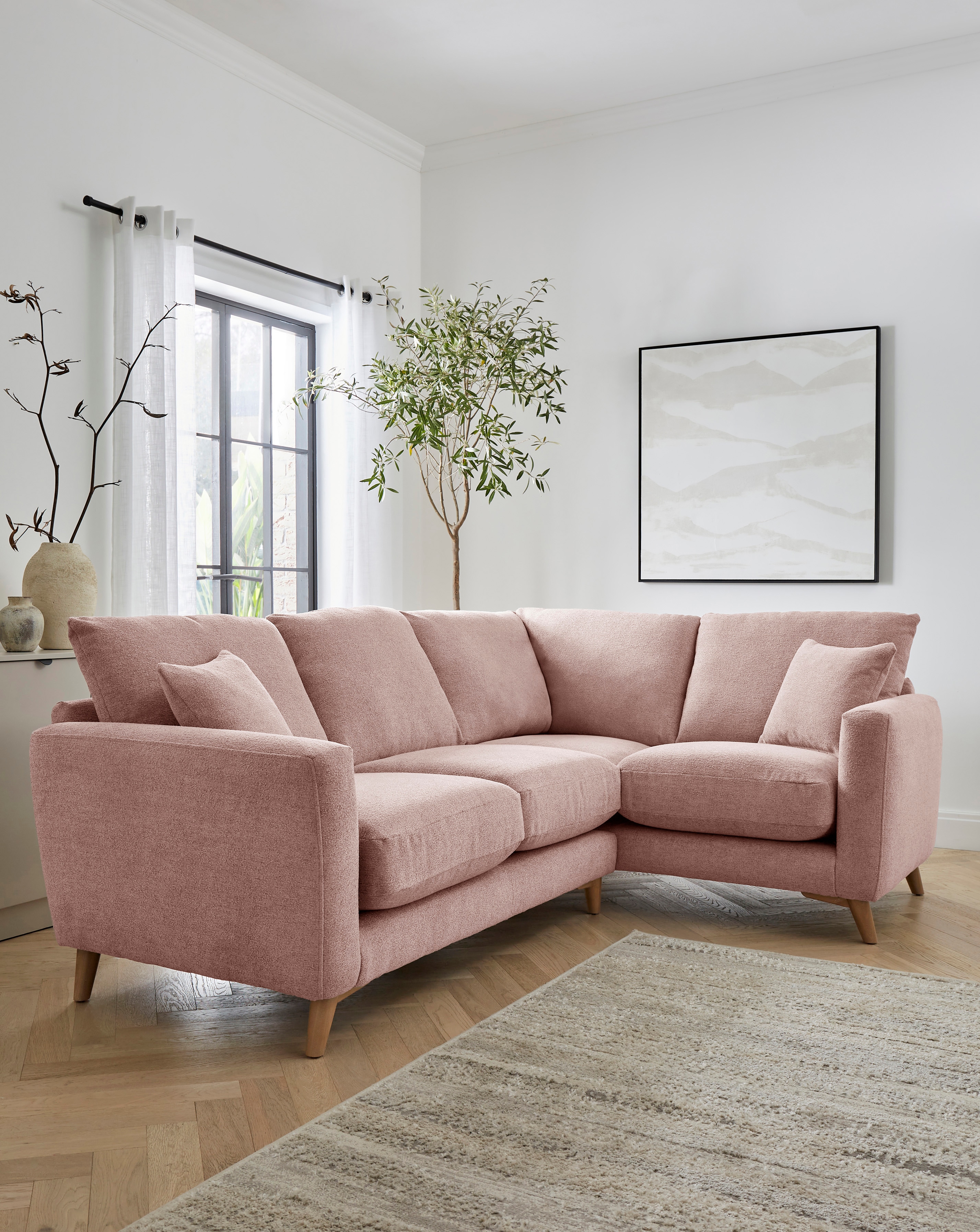 Beckett Chenille Right Hand Corner Sofa