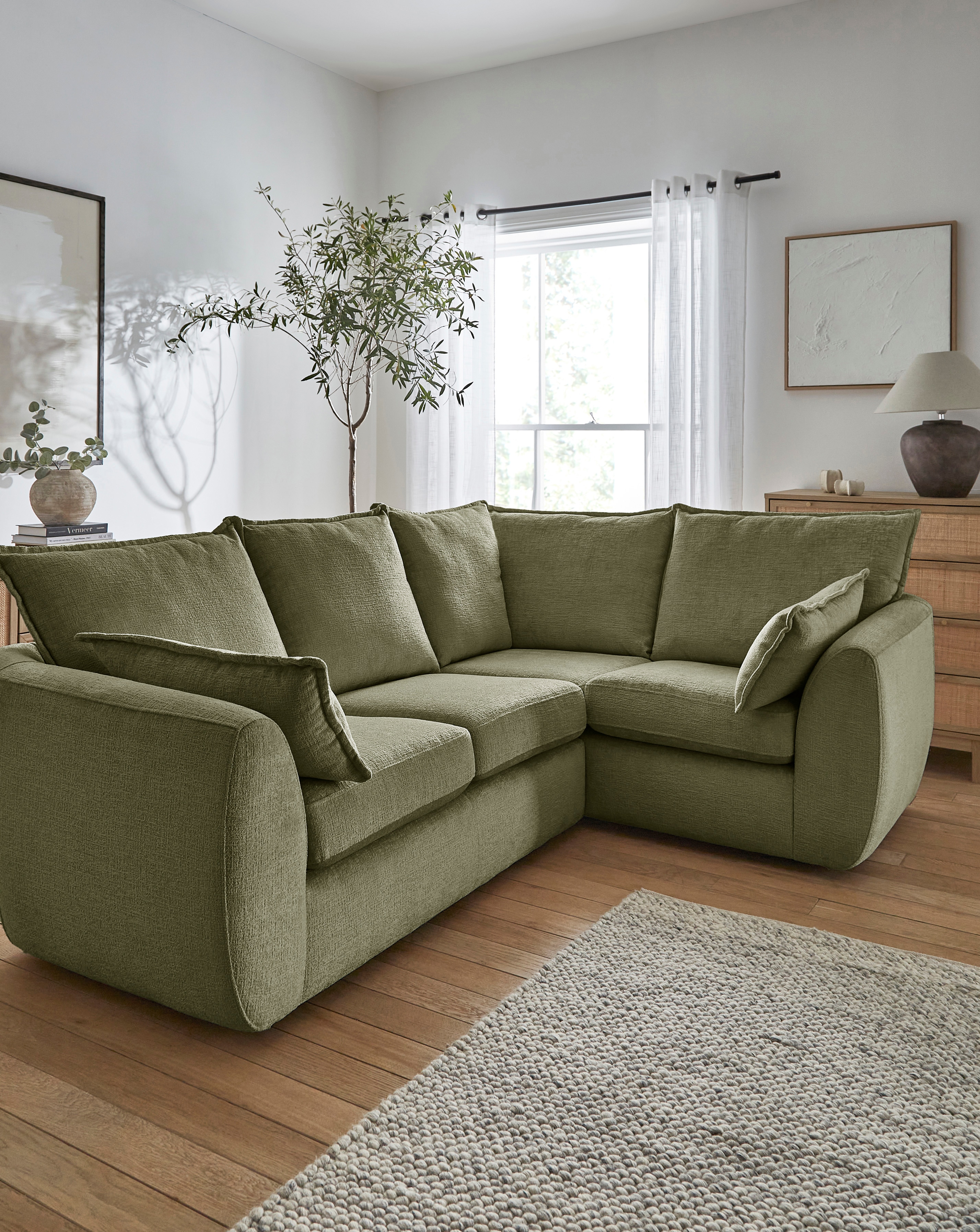 Finch Chenille Right Hand Corner Sofa