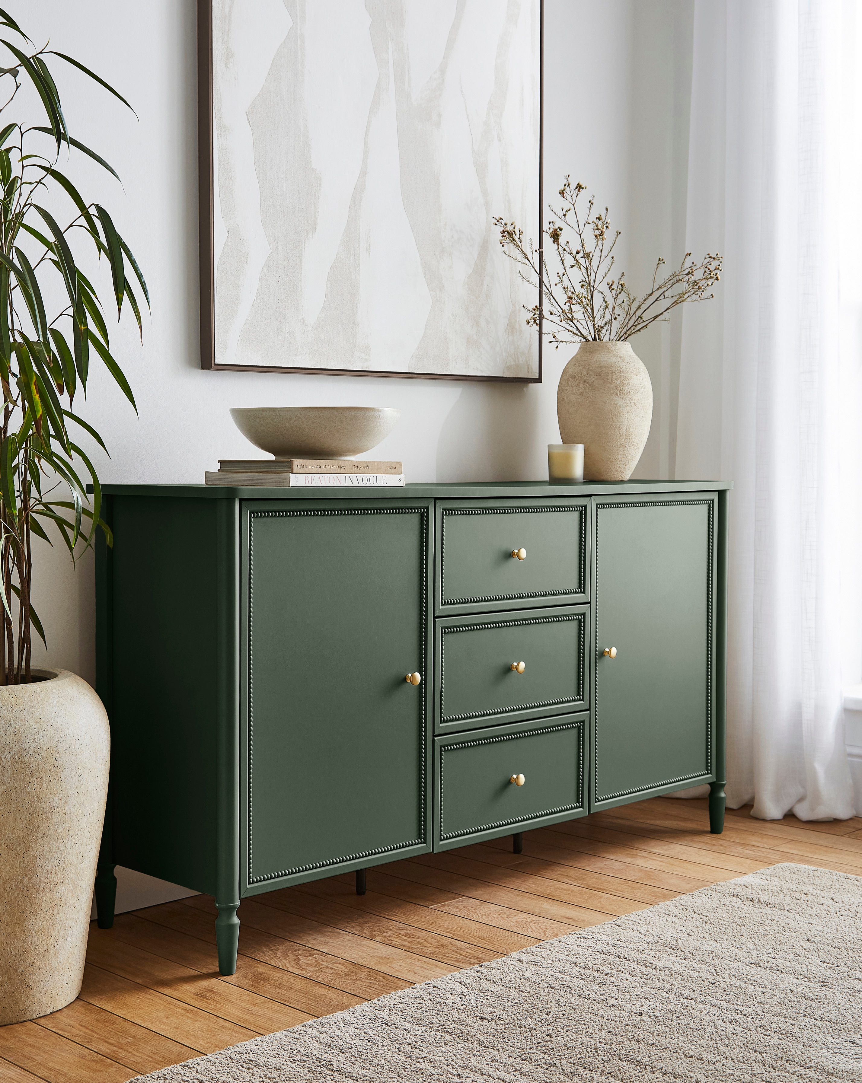 New In - Darcy Bobbin Trim Large Sideboard