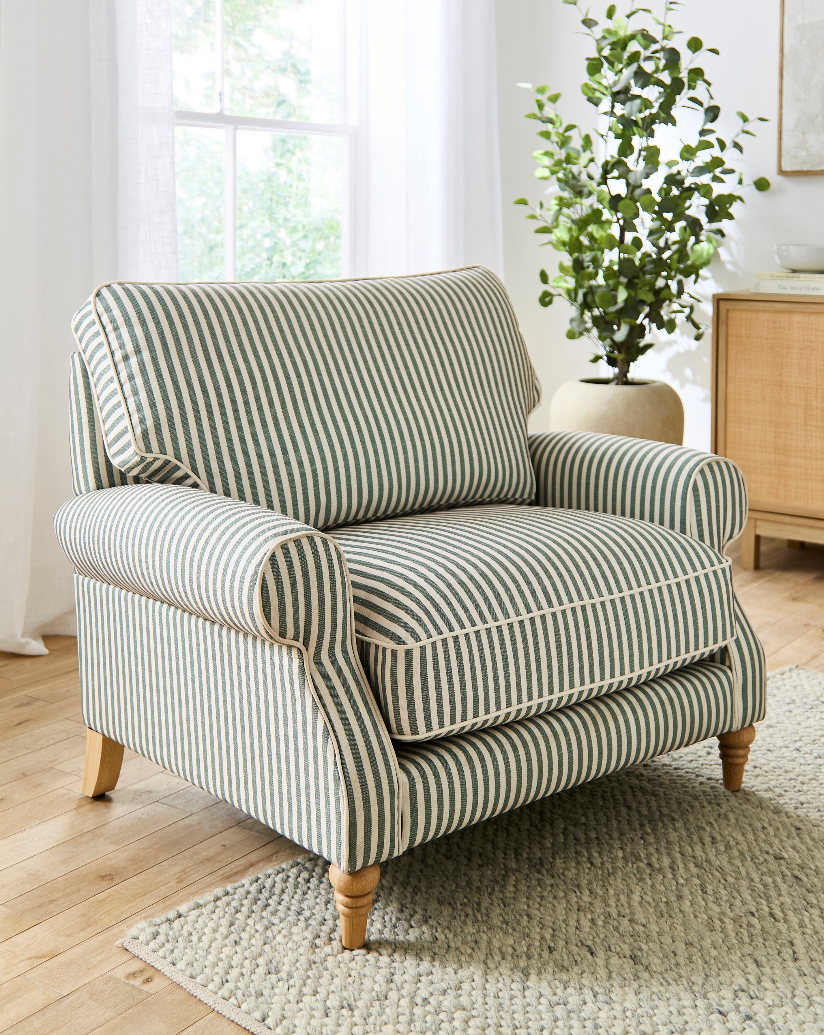 New In - Naomi Stripe Armchair