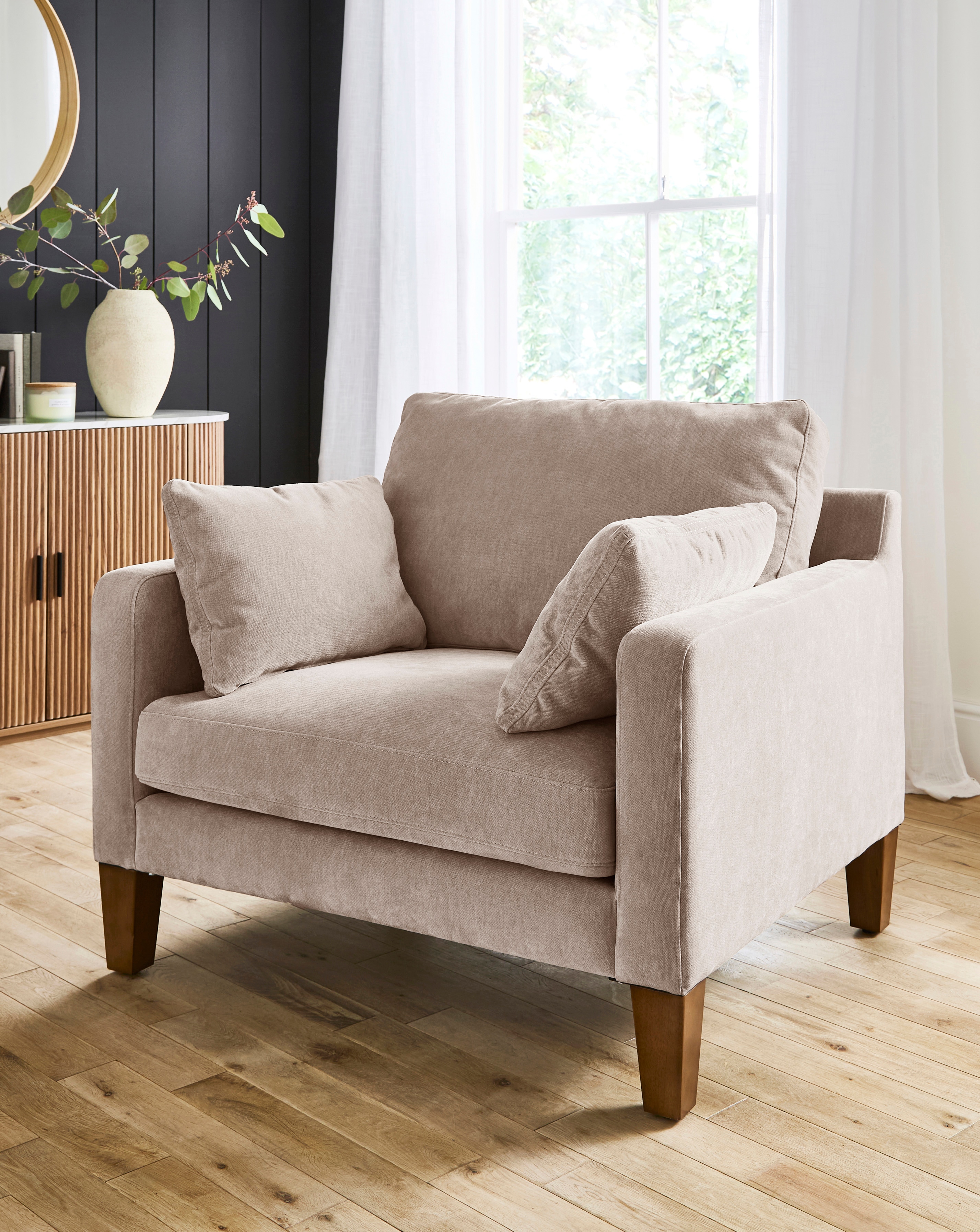 New In - Abbie Chenille Arm Chair