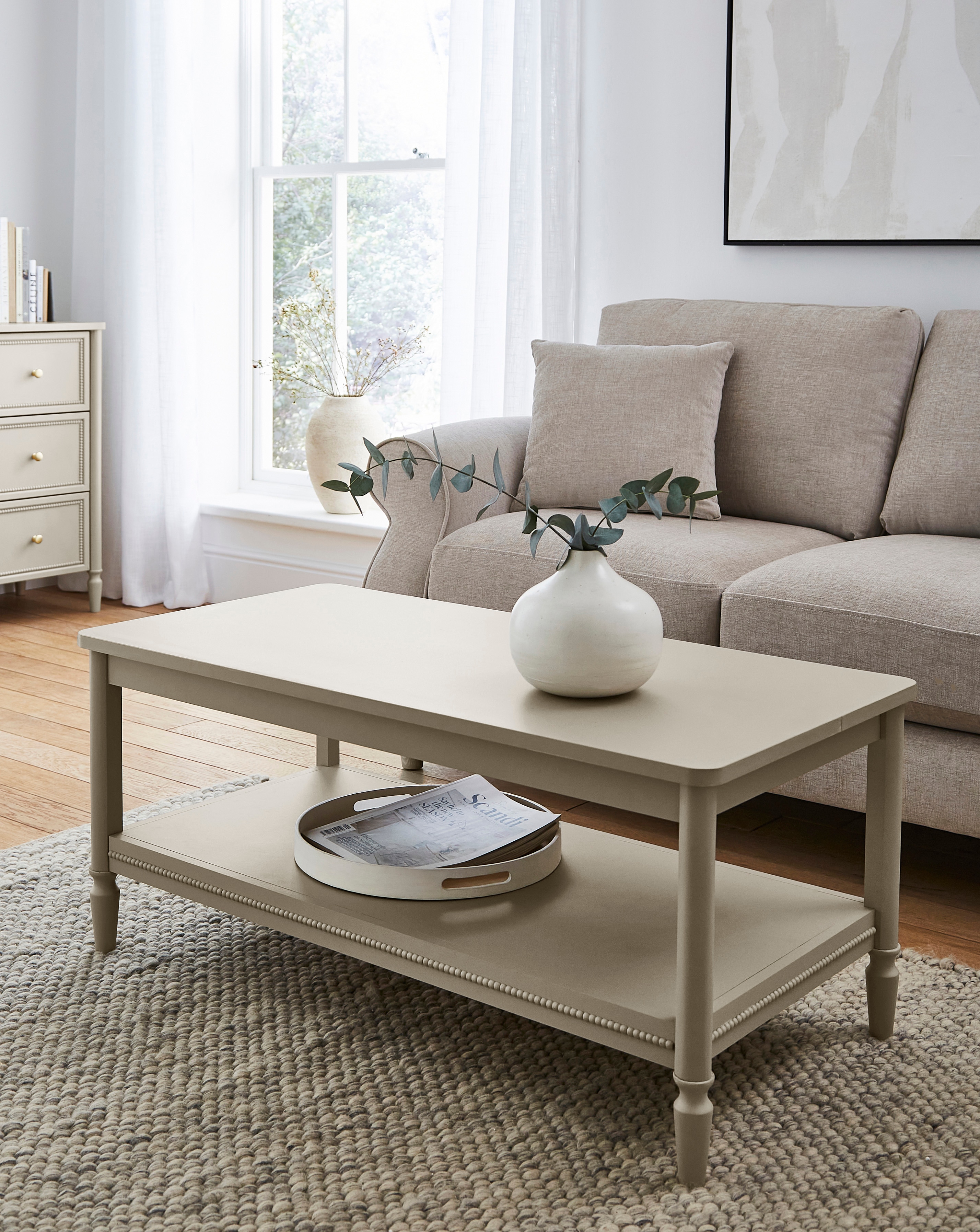 New In - Darcy Bobbin Trim Coffee Table