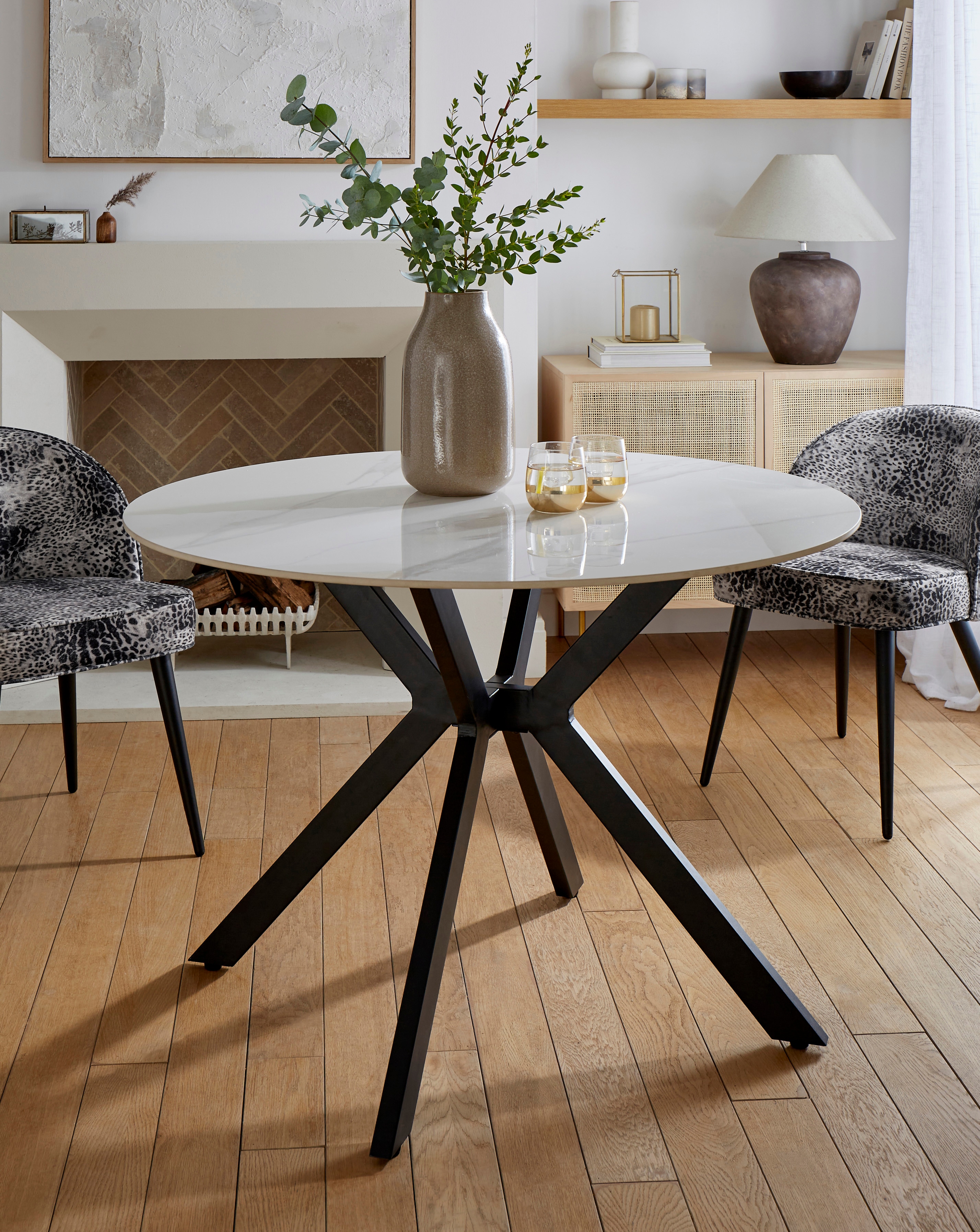 Brock Sintered Stone Round Dining Table