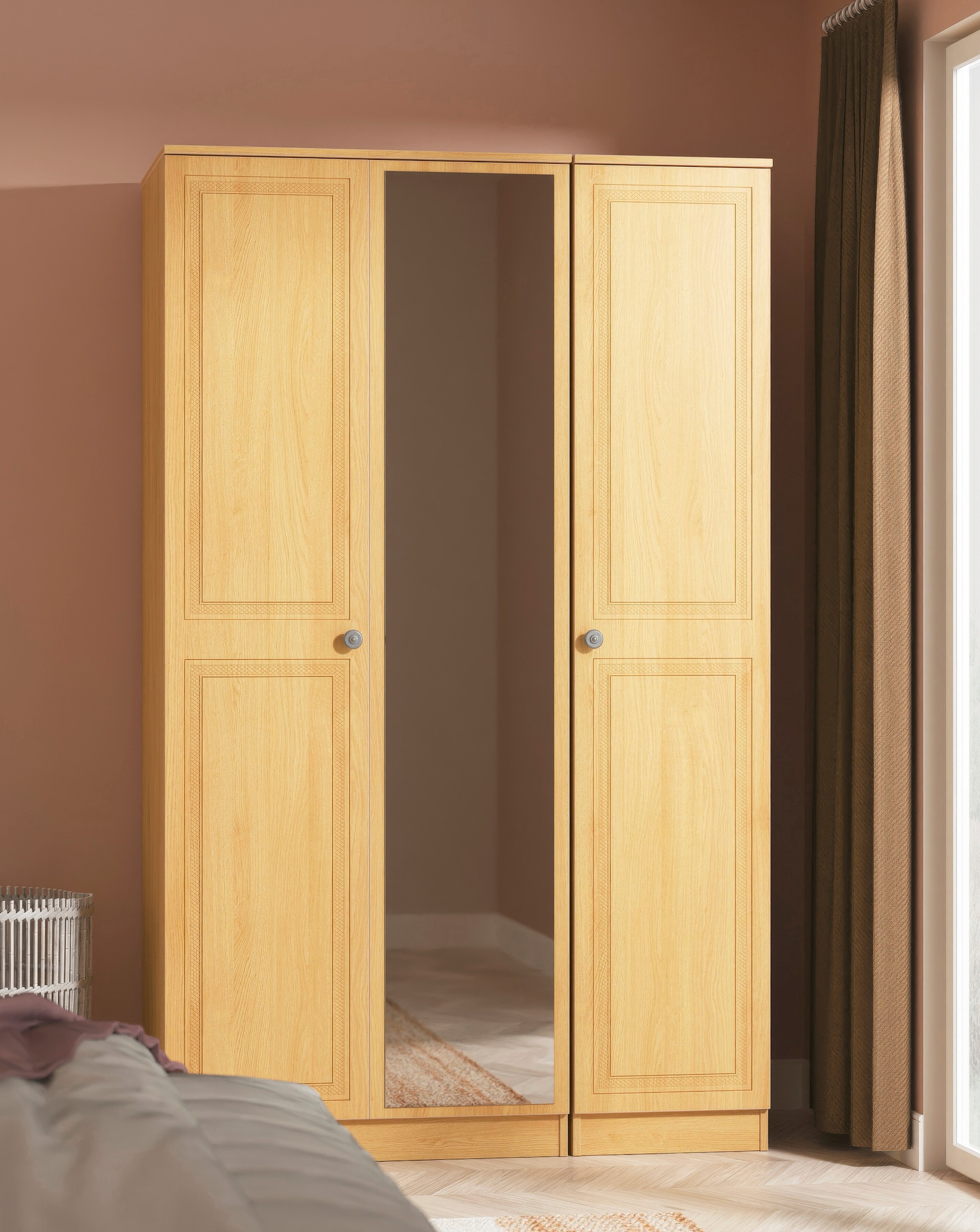 New In - Richmond 3 Door Mirrored Wardrobe