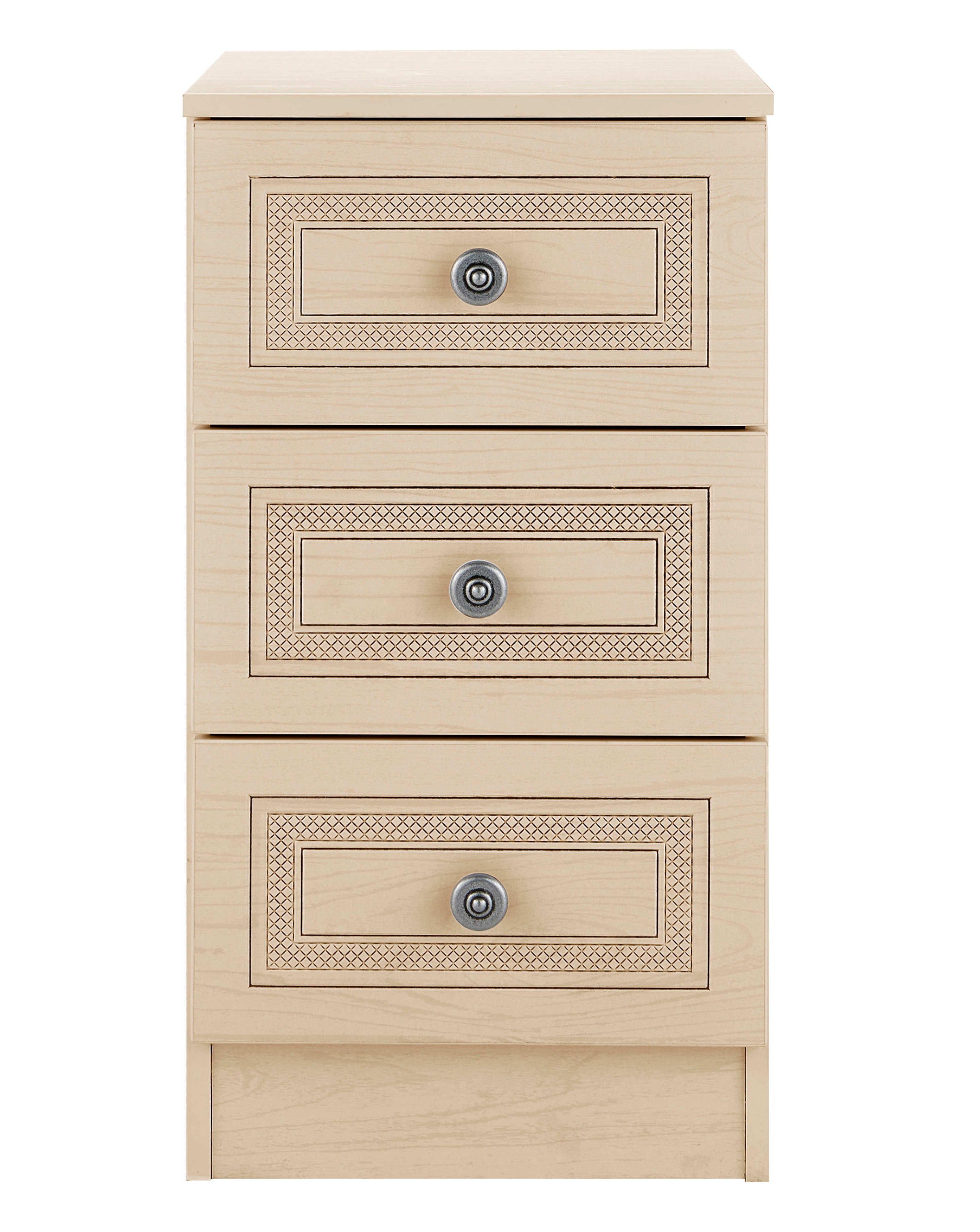New In - Richmond 3 Drawer Bedside Table
