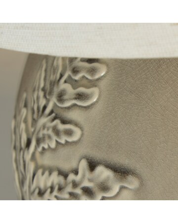 Ceramic Leaf Emboss Table Lamp