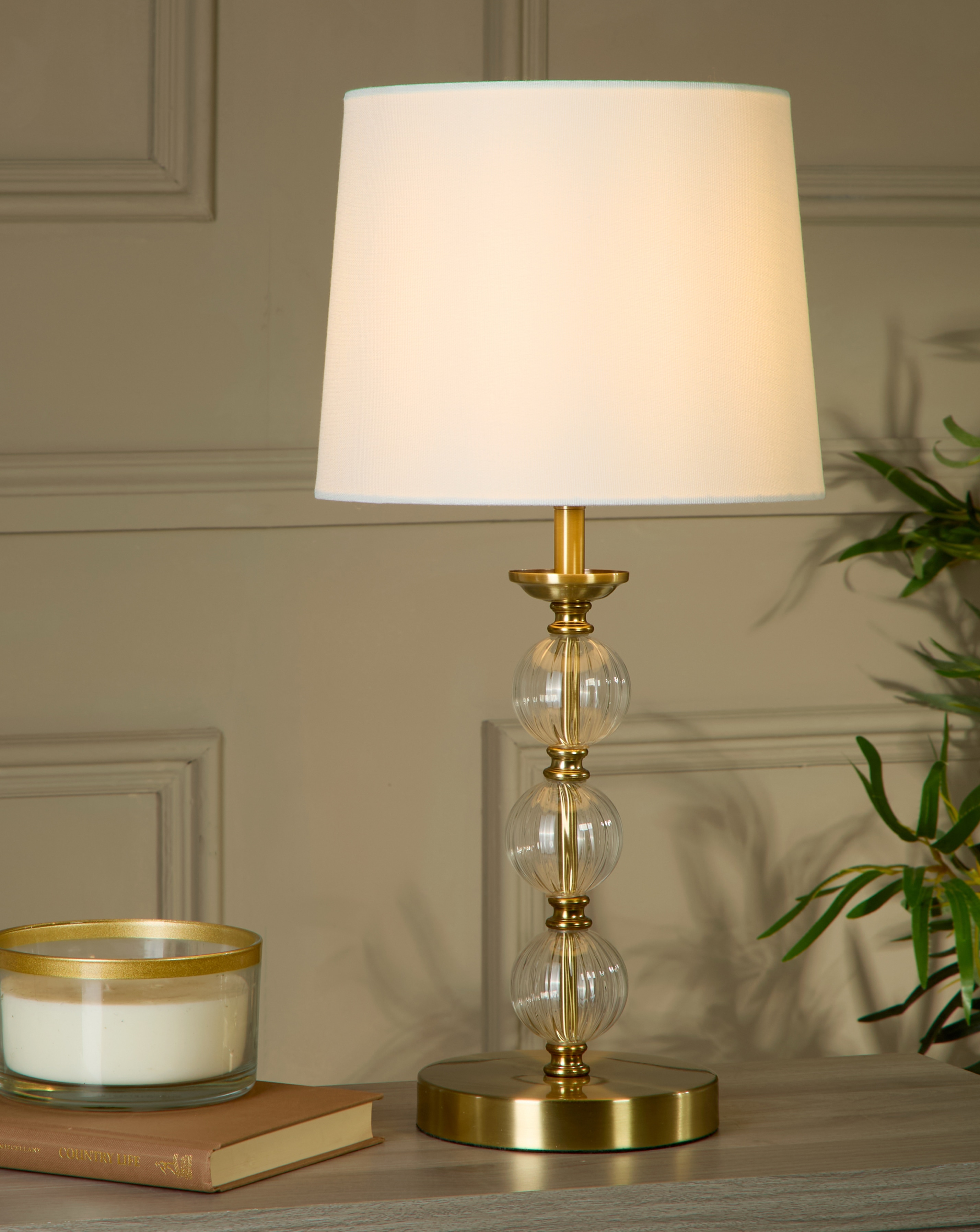Glass Ball Table Lamp