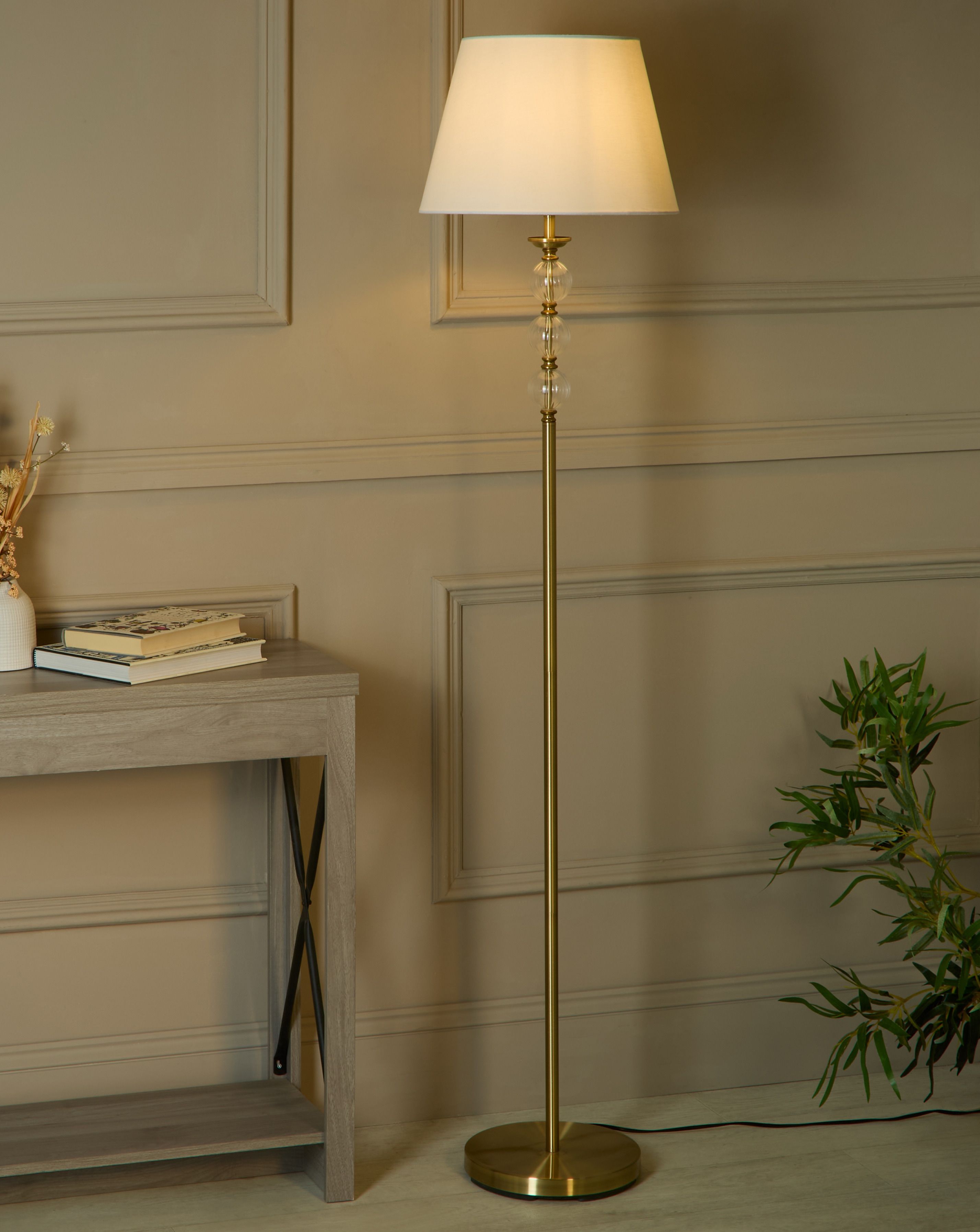 Glass Ball Floor Lamp