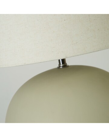 Flat Base Ceramic Table Lamp