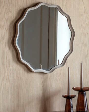 Gallery Monterey Wave Round Mirror