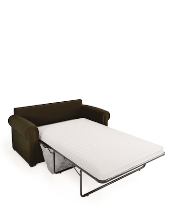 Jay-Be Heritage Luxe Velvet 2 Seater Sofa Bed with E-Pocket Mattress