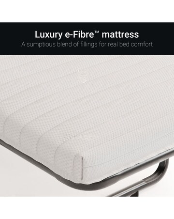 Jay-Be Brushed Twill Footstool Bed with Comfort Mattress