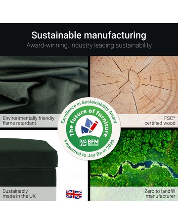 Jay-Be Cosy Chenille Footstool Bed with Comfort Mattress