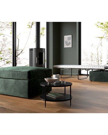 Jay-Be Luxe Velvet Footstool Bed with Comfort Mattress
