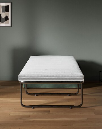 Jay-Be Luxe Velvet Footstool Bed with Comfort Mattress