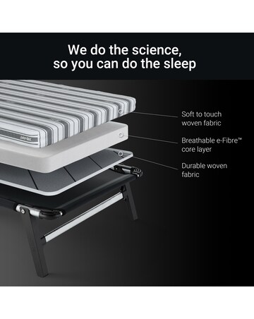 Jay-Be QE80 Quick Folding Bed with Comfort Mattress Single