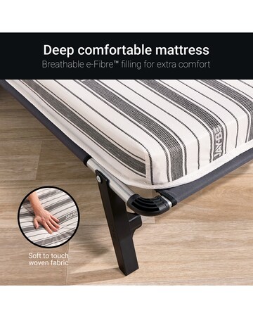 Jay-Be QE80 Quick Folding Bed with Comfort Mattress Single