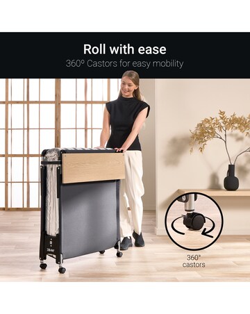 Jay-Be QE80 Quick Folding Bed with Comfort Mattress Single