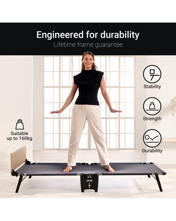 Jay-Be QE80 Quick Folding Bed with Comfort Mattress Single