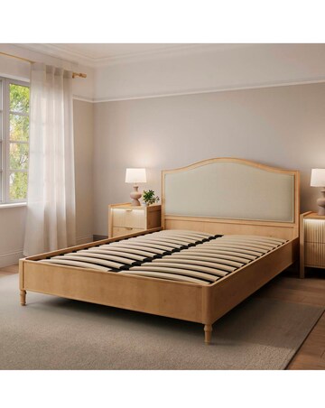 Emy French Style Wooden Hidden Ottoman Bed