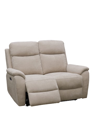 Aspire Kingsmere Fabric Power Recliner 2 seater sofa