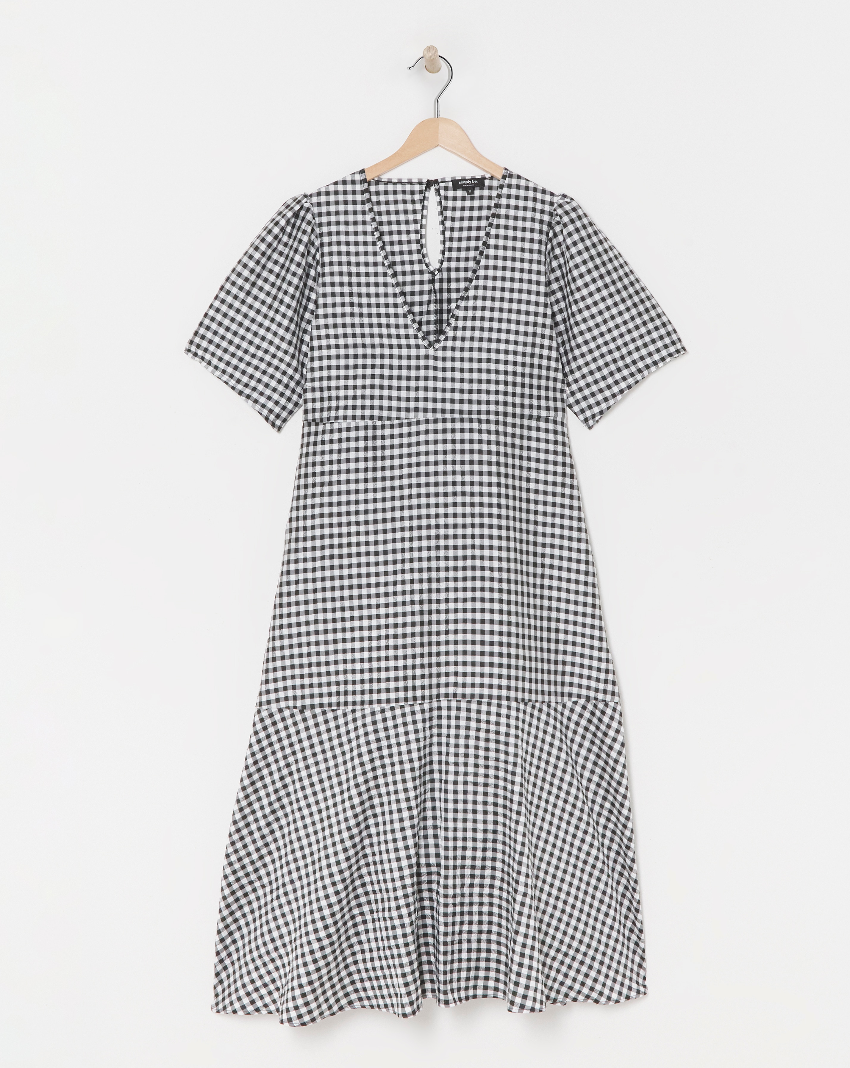 Gingham Midi Dress