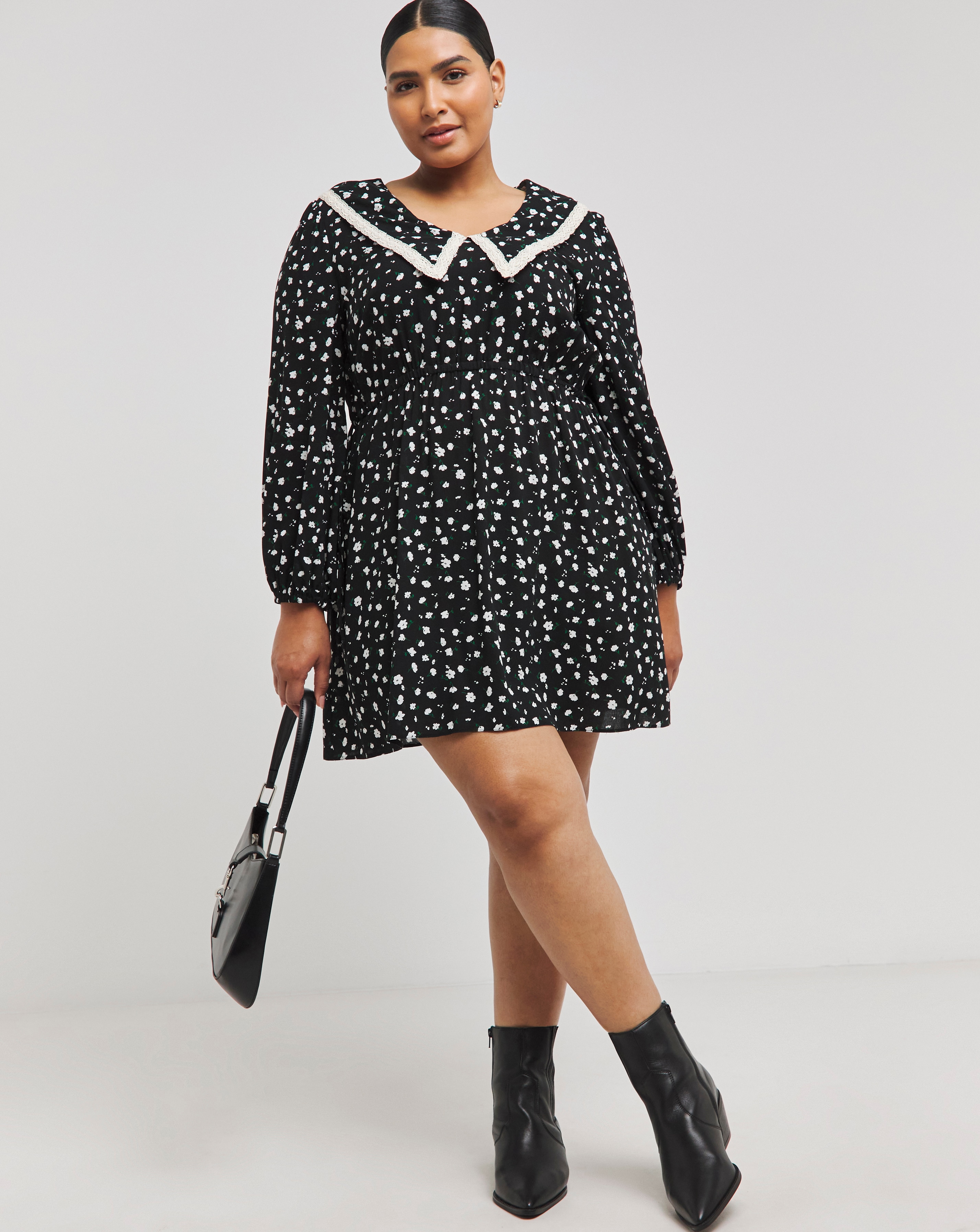 Collared Skater Dress