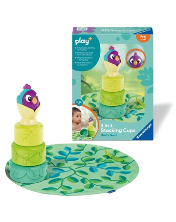 Play+ 3-in-1 Stacking Cups: Bird's Nest