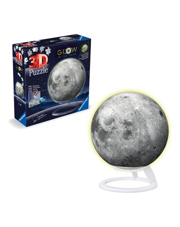 Glow in the Dark Moon 3D Puzzle Ball, 72pc