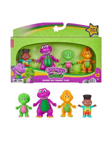 Barneys World Hey Friends Figure 4-Pack