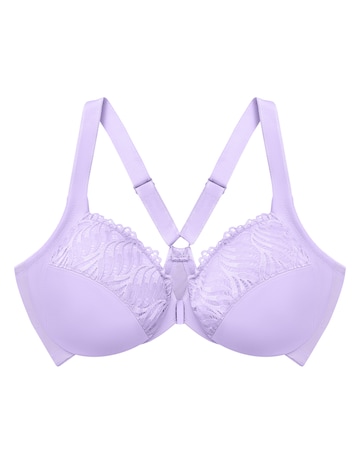 Glamorise Plus Size Front-Close T-Back WonderWire 1246