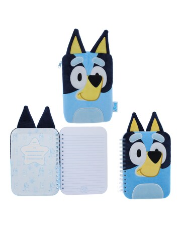 Bluey Plush Notebook & Pencil Case