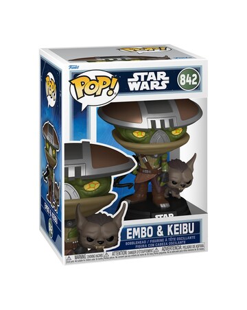 Pop! Vinyl - Mandalorian & Grogu - Embo with Keibu