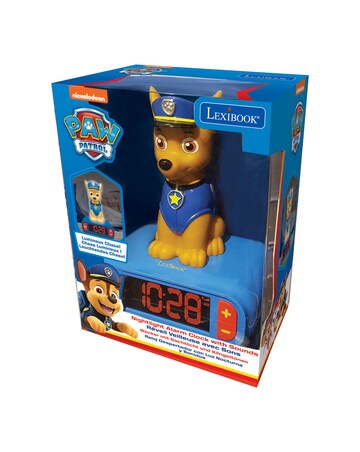 Paw Patrol Chase 3D Night-Light Alarm Clock