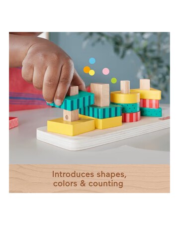Fisher Price Wooden Shape Stacker