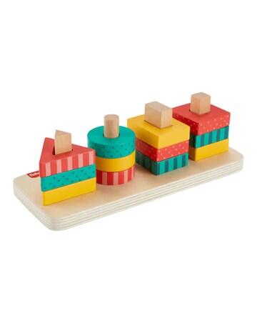 Fisher Price Wooden Shape Stacker