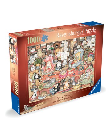 Crazy Cats - Bingley's Bookclub, 1000pc