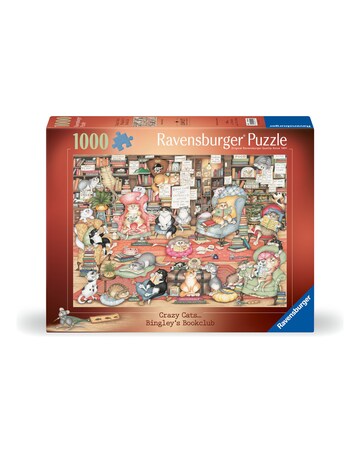 Crazy Cats - Bingley's Bookclub, 1000pc